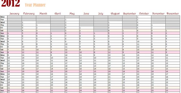 Yearly Planning Calendar Template 2014 8 Best Images Of Printable Yearly Planner Templates