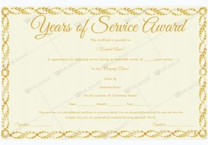 Years Of Service Award Certificate Templates 89 Elegant Award Certificates for Business and School events