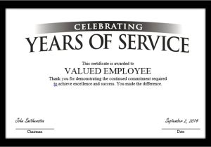 Years Of Service Award Certificate Templates Tag Archive for Quot Employee Anniversary Quot Recognizethis Blog