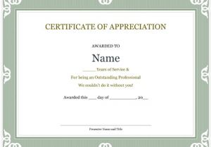 Years Of Service Certificate Template 5 Printable Years Of Service Certificate Templates Word