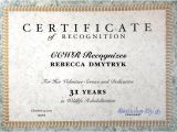 Years Of Service Certificate Template Free Wildrescue 39 S Blog Reunite Wildlife