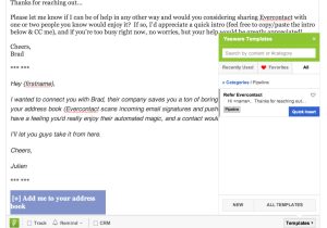 Yesware Email Templates Blog Evercontact