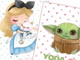 Yoda One for Me Valentine Card Wonderful Free Printable Valentines Day Cards In 2020 with