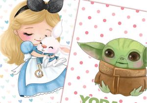Yoda One for Me Valentine Card Wonderful Free Printable Valentines Day Cards In 2020 with