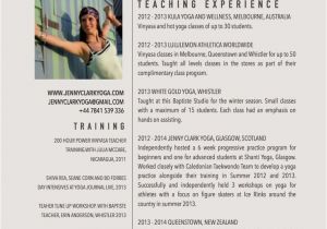 Yoga Student Resume New Yoga Teacher Resume Sample Yoga Inspiration Yoga