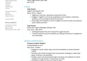Yoga Teacher Sample Resume How to Create the Perfect Yoga Teacher Resume the Yoga