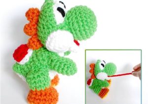 Yoshi Plush Template Yoshi Crochet Amigurumi Plush Doll Inspired by