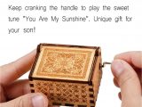 You are My Sunshine Musical Greeting Card You are My Sunshine Music Box son You are My Sunshine Wooden Hand Crank Music Box for Dad to son Great Gift for Dad to son Dad to son