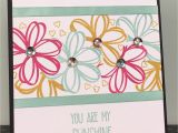 You are My Sunshine Valentine Card Using Sunshine Sayings Stamps Melon Mambo Pool Party and