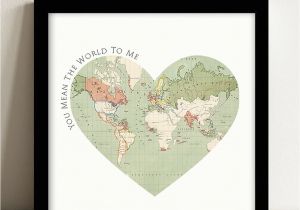 You are My World Valentine Card You Mean the World to Me Valentine S Card In 2020