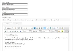 You are Receiving This Email because Template Payment Received Manual Entry User Manual Confluence