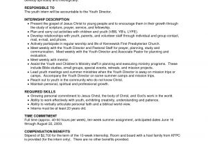 Youth Pastor Sample Resume Youth Minister Resume Free Image On Your Keyword