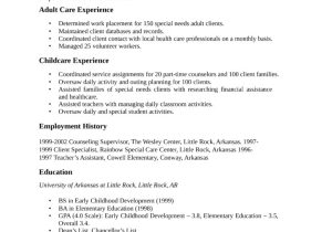 Youth Services Sample Resume Functional Youth Care Worker Resume Template