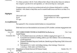 Youth Services Sample Resume Youth Worker Samples Resumes Livecareer Com