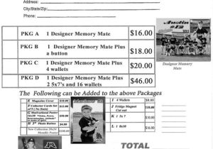 Youth Sports Photography Templates Youth Sports Photography order form Sports Photography