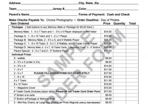 Youth Sports Photography Templates Youth Sports Photography order form Sports Pictures