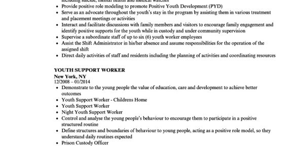 Youth Worker Resume Sample Youth Worker Resume Samples Velvet Jobs