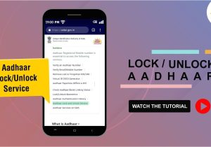 Youtube Aadhar Card Name Change Tutorial How to Lock Your Aadhaar