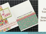 Youtube Christmas Card Making Tutorials Card Tutorial Simple Card Making Techniques Simplicity Series Ep 7