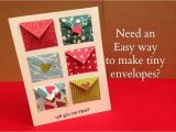 Youtube Christmas Card Making Tutorials How to Make Tiny Envelope and A Card Tutorial Youtube