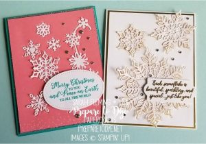 Youtube Christmas Card Making Tutorials Sneak Peek Of Stampin Up S Snowfall Thinlits with Reverse