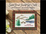 Youtube Christmas Card Making Tutorials Stampin Up New Snow Front and Stampin Glitter Card