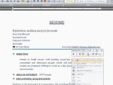 Youtube How to Write A Basic Resume How to Create Resume In M S Word Simple Resume Youtube