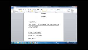 Youtube How to Write A Basic Resume How to Write A Basic Resume Youtube