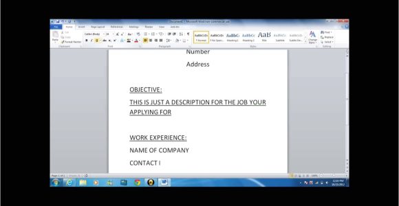 Youtube How to Write A Basic Resume How to Write A Basic Resume Youtube