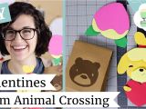 Youtube Valentine Card Making Ideas Diy Valentine Cards How to Make Animal Crossing Cards Laurenfairwx