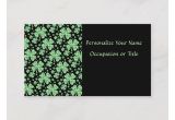 Zazzle Business Card Promo Code Lucky Shamrock Four Leaf Clover Business Card Zazzle Com