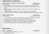 Zoology Student Resume Pin by Resume Companion On Resume Samples Across All