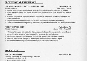 Zoology Student Resume Pin by Resume Companion On Resume Samples Across All