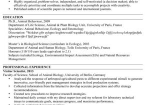 Zoology Student Resume Resume Made Of Quotes Quotesgram
