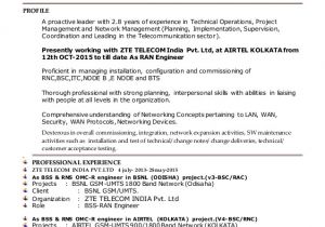 Zte Bss Engineer Resume Akhilesh Resume