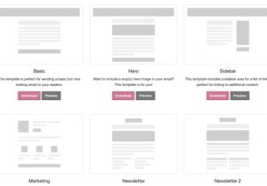 Zurb Email Template 175 Free Responsive Email Templates Practical Ecommerce